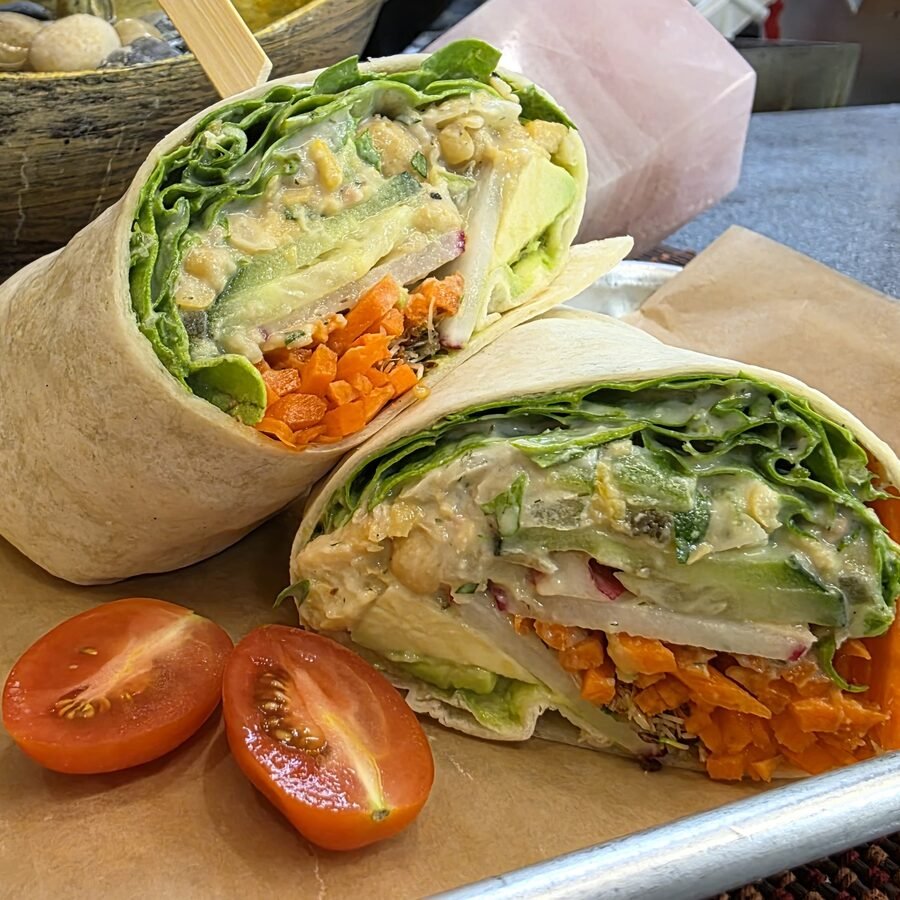 Chickpea Salad Wrap